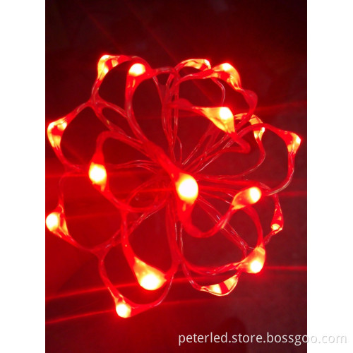2016 spring newest copper wire string light with shapes
